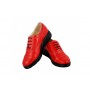 Pantofi dama rosii din piele naturala, cu platforme RUT2R